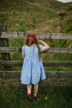 Load image into Gallery viewer, Long Pigtail Bow | Amber Red