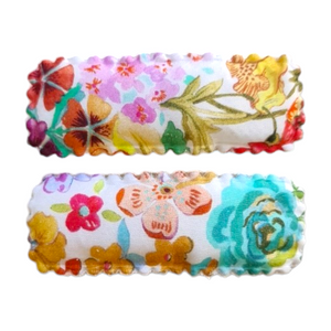 Floras Classic Scallop Clips - Liberty Classic Meadow