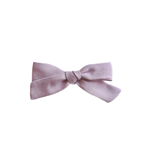 Petite Pigtail Bow | Lilac