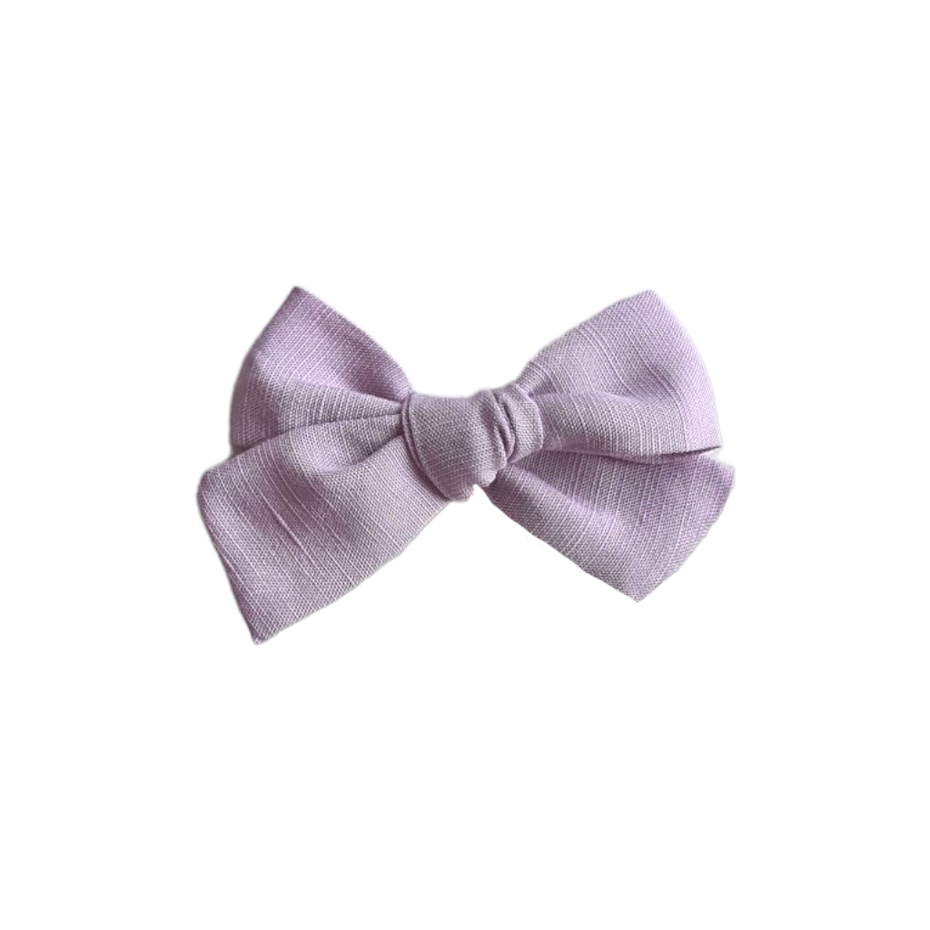 Mini Pinwheel Bow | Lilac