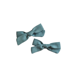 Petite Pigtail Bow Set | Willow