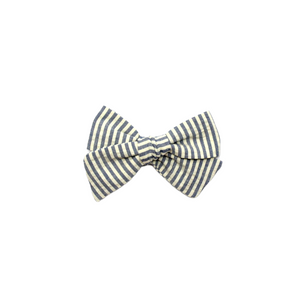 Mini Pinwheel Bow | Seersucker Stripe