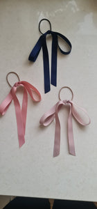 Ribbon Hair Tie | Rose Pink