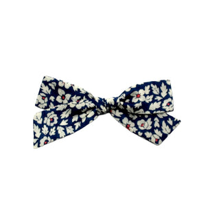 Regular Pigtail Bow | Blue Piper