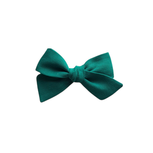 Mini Pinwheel Bow | Emerald