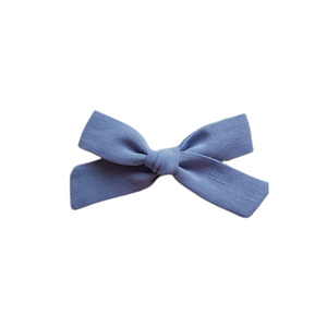 Regular Pigtail Bow | Cornflower Blue