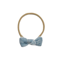 Load image into Gallery viewer, Silk Velvet Knot | Powder Blue