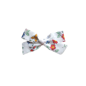 Petite Pigtail Bow | Rosa