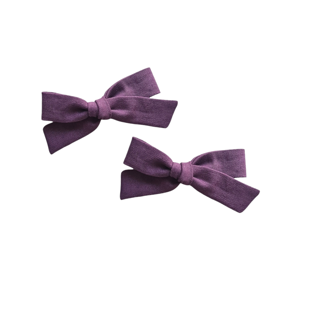 Petite Pigtail Bow Set | Mulbery