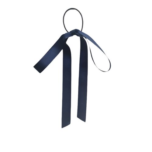 Ribbon Hair Tie | Navy