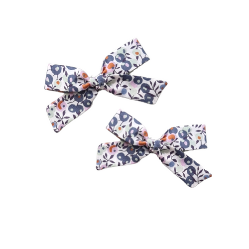 Petite Pigtail Bow Set | Avery