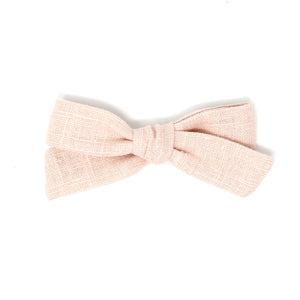 Regular Pigtail Bow | Blush